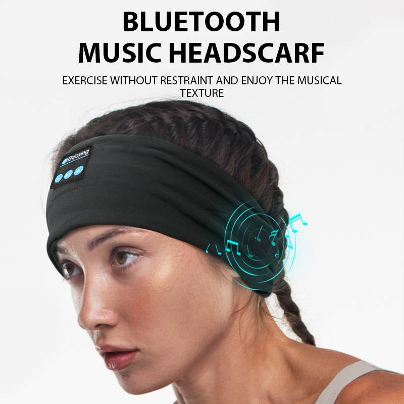 Yoga Fitness Video - Headband Earphone Bluetooth Nirkabel untuk Olahraga,