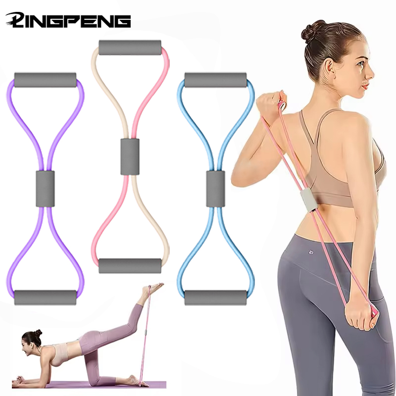 Yoga Fitness Trainer - 1Pcs Pita Elastis Home Gym Peralatan