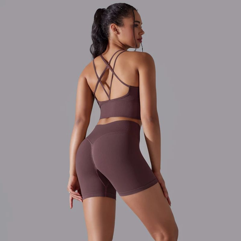 Yoga Fitness Kleidung - Set Yoga seksi setelan olahraga tanpa
