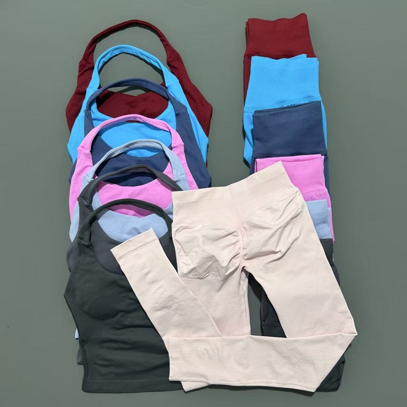 Yoga Fitness Kleidung - HISTELLO Set Yoga 2 Potong Wanita