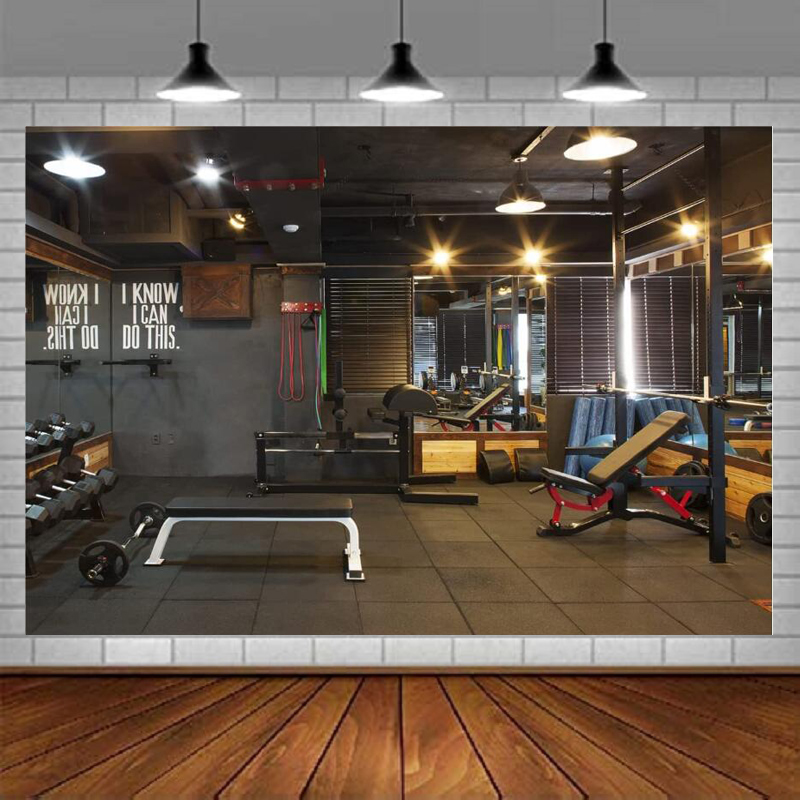 Yoga Fitness Video - Latar Belakang Fotografi Gym Dekorasi Pesta