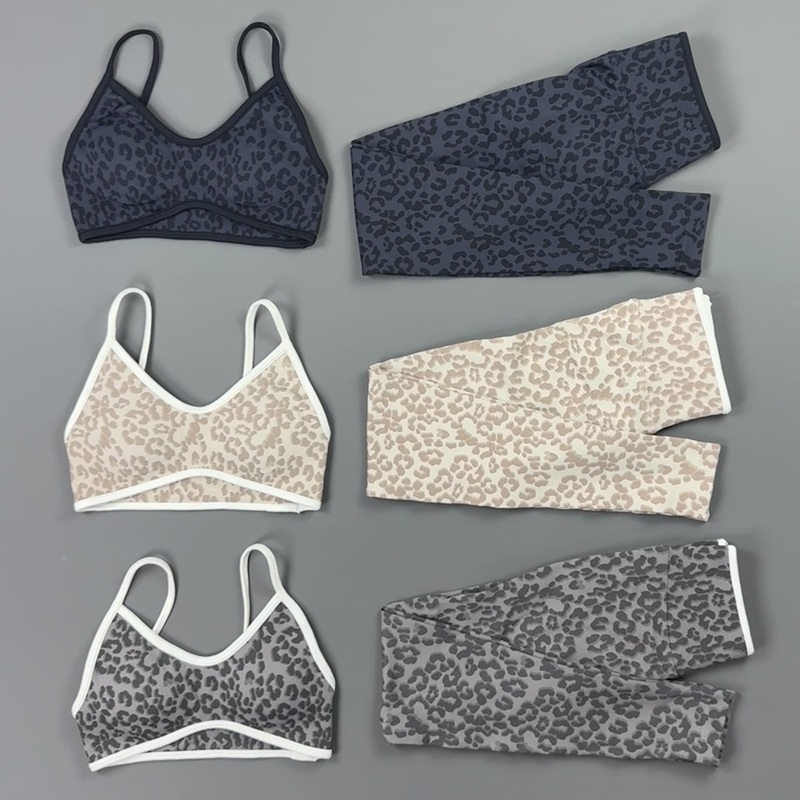Yoga Fitness Kleidung - 2 Set Pakaian Yoga Wanita Motif