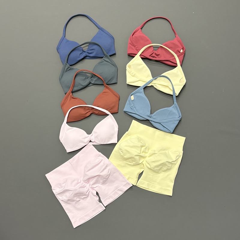 Yoga Fitness Kleidung - 2 Potong Set Olahraga HISTELLO Wanita,