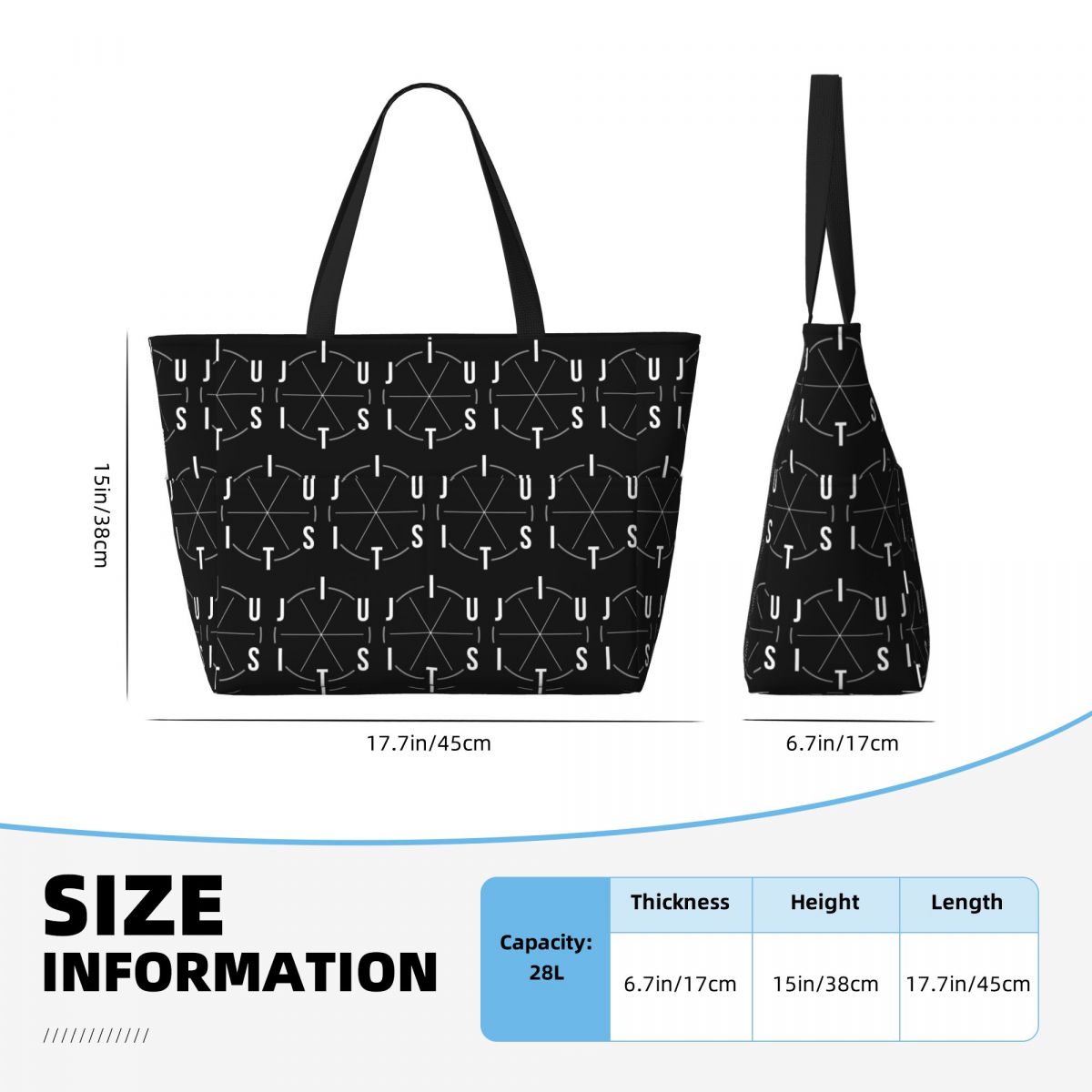 Tas Tote Jiu Jitsu BJJ Circle  - Yoga Fitness Jiu Jitsu ulasan dan harga