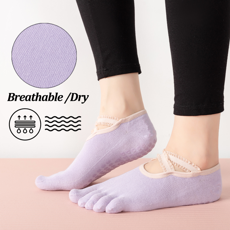 Kaus Kaki Pilates Anti Selip W - Yoga Fitness Studio ulasan dan harga