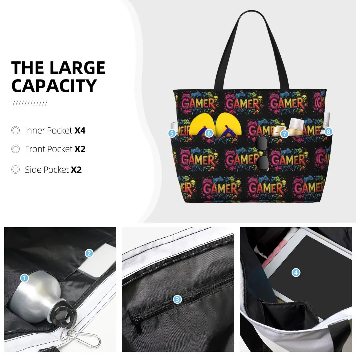 Tas Tote Pantai untuk Gamer, K - Yoga Fitness Video ulasan dan harga