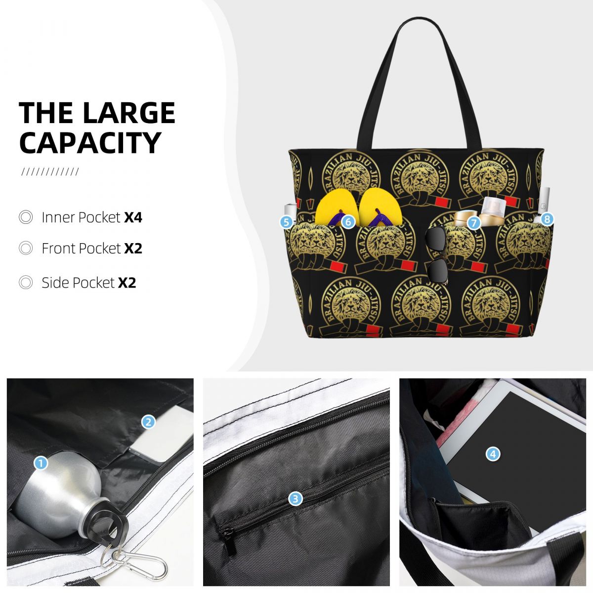 Tas Jinjing Pantai Jiu-Jitsu W - Yoga Fitness Jiu Jitsu ulasan dan harga