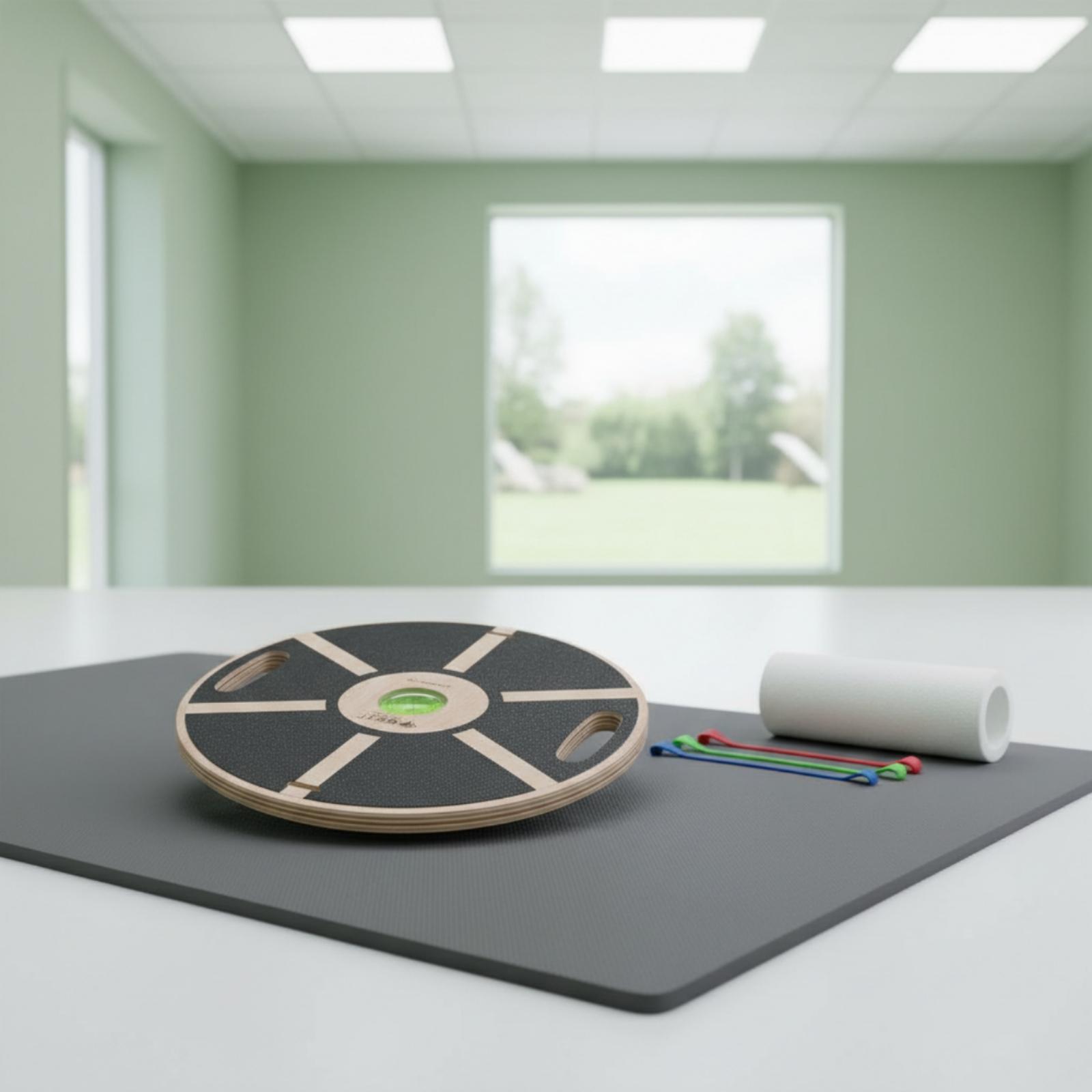 Papan Keseimbangan Kayu untuk  - Yoga Fitness Trainer ulasan dan harga