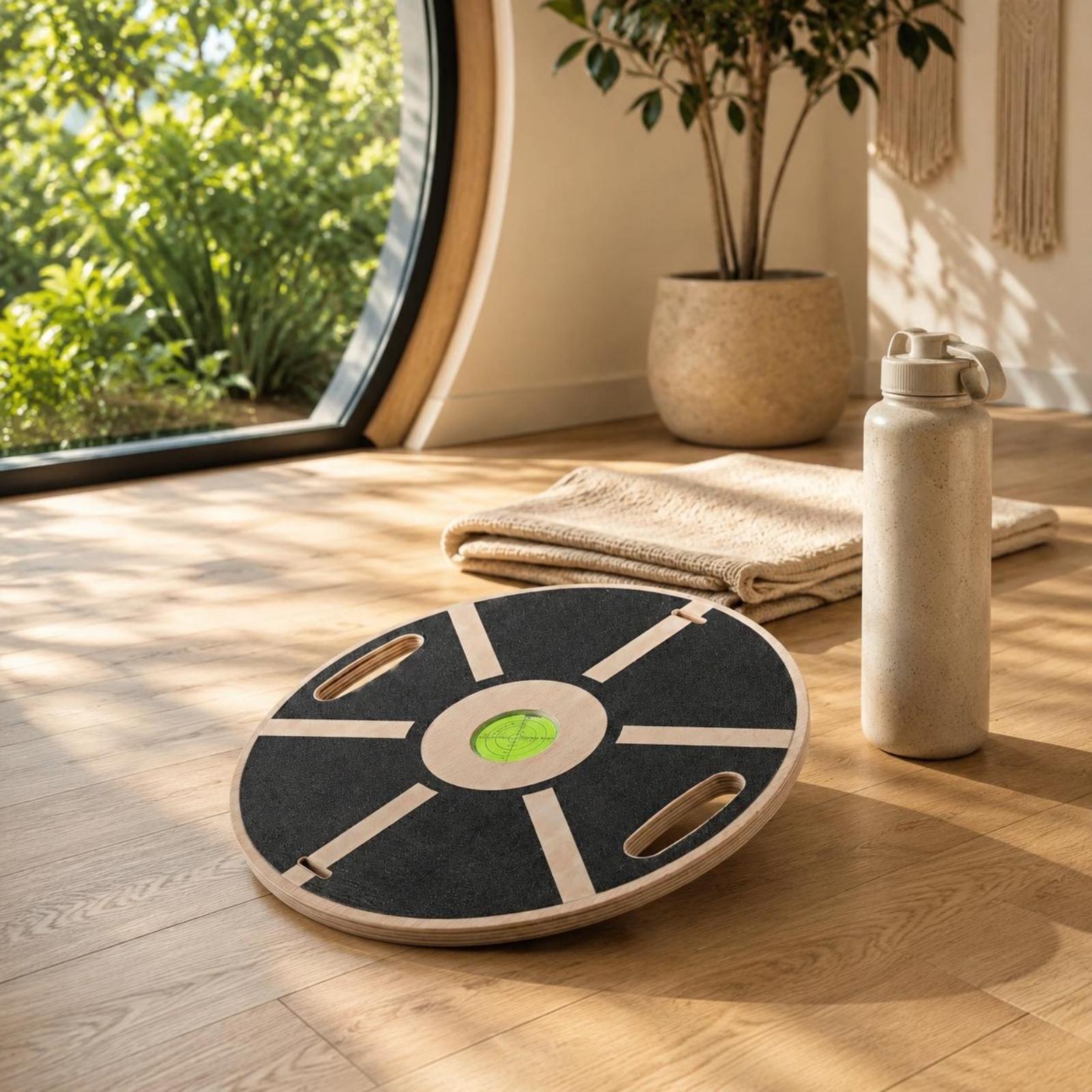 Papan Keseimbangan Kayu untuk  - Yoga Fitness Trainer ulasan dan harga