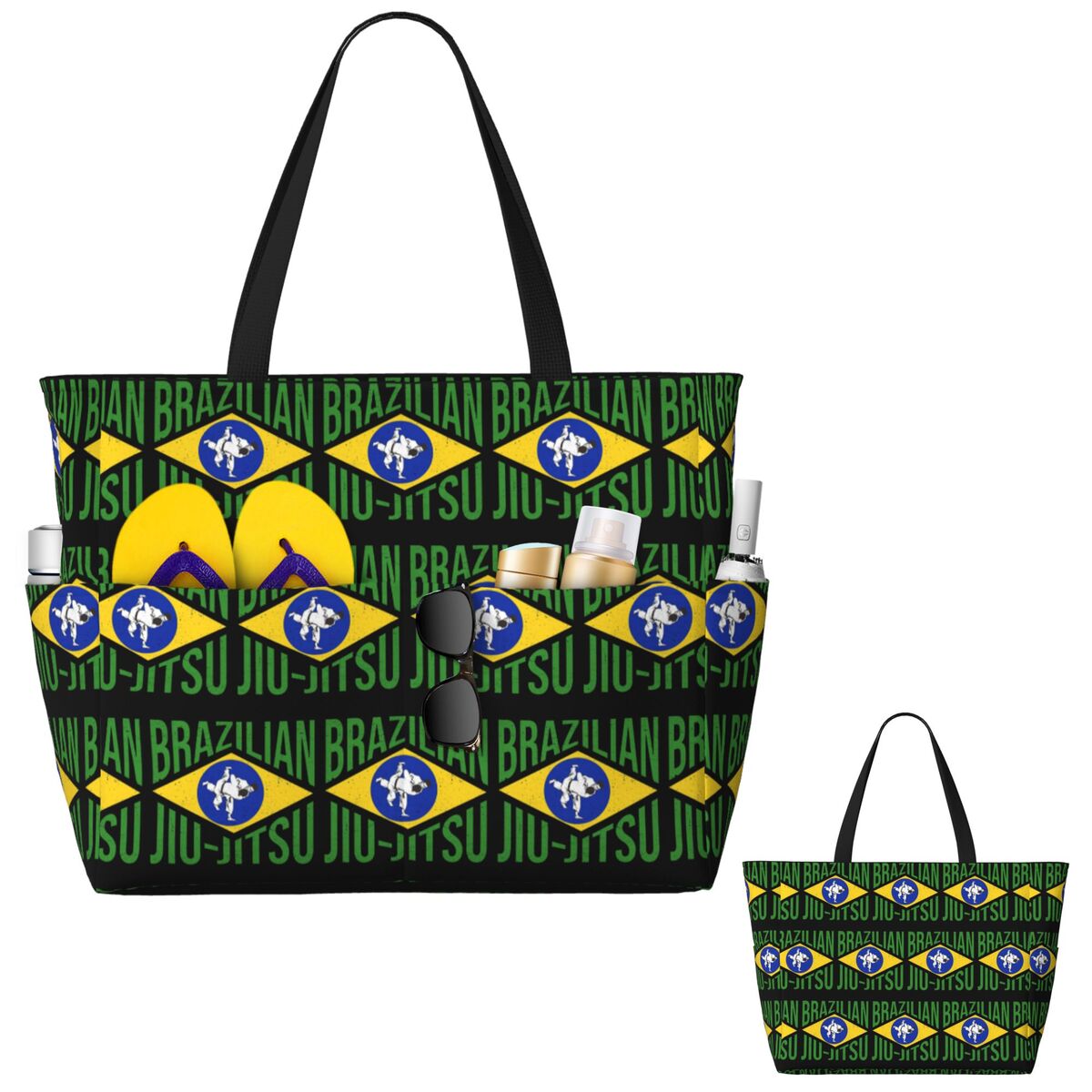 Tas Tote Pantai Brazilian Jiu- - Yoga Fitness Jiu Jitsu ulasan dan harga