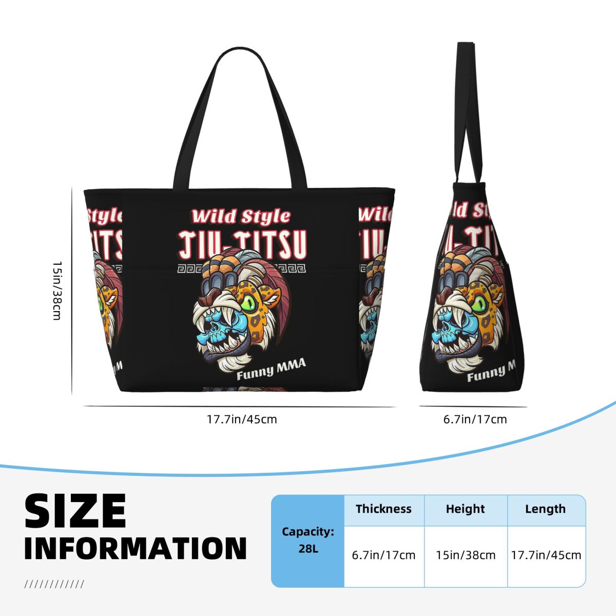 Tas Tote Pantai Jiu Jitsu Tige - Yoga Fitness Jiu Jitsu ulasan dan harga