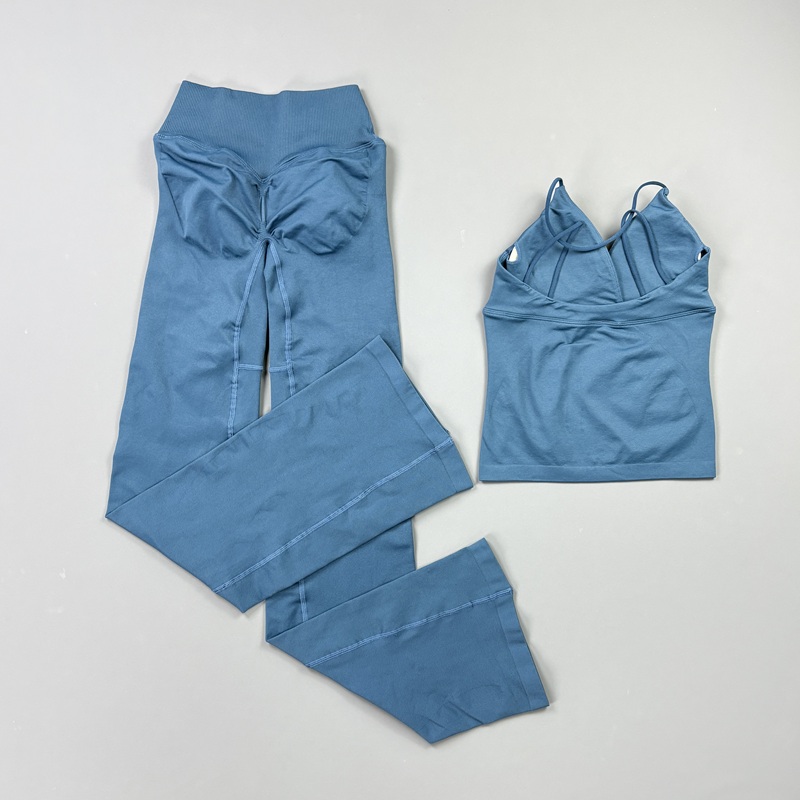 2Pcs Set Yoga Wanita Tanpa Jah - Yoga Fitness Kleidung ulasan dan harga