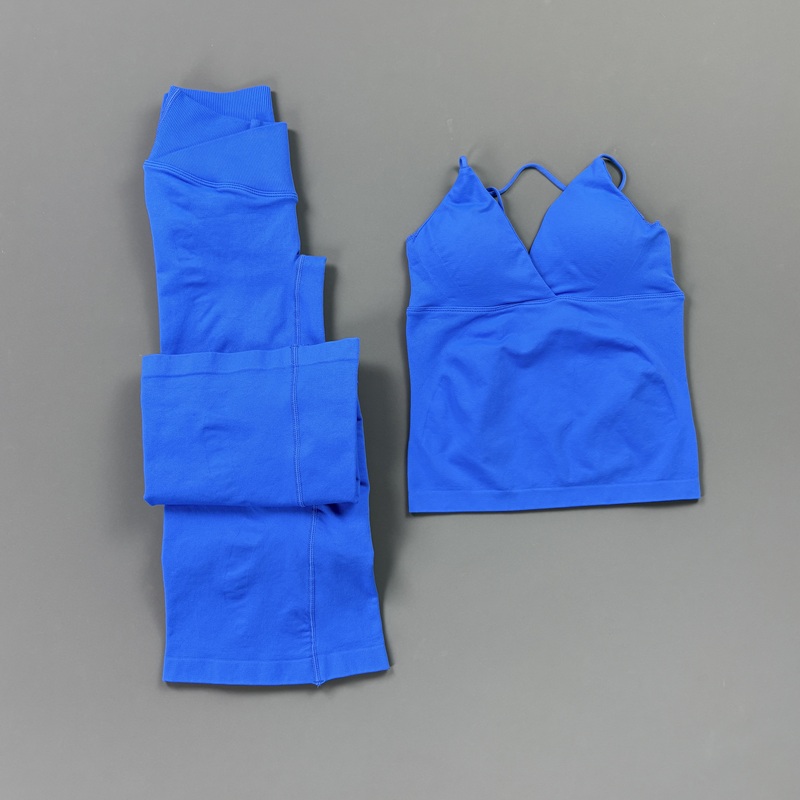 2Pcs Set Yoga Wanita Tanpa Jah - Yoga Fitness Kleidung ulasan dan harga