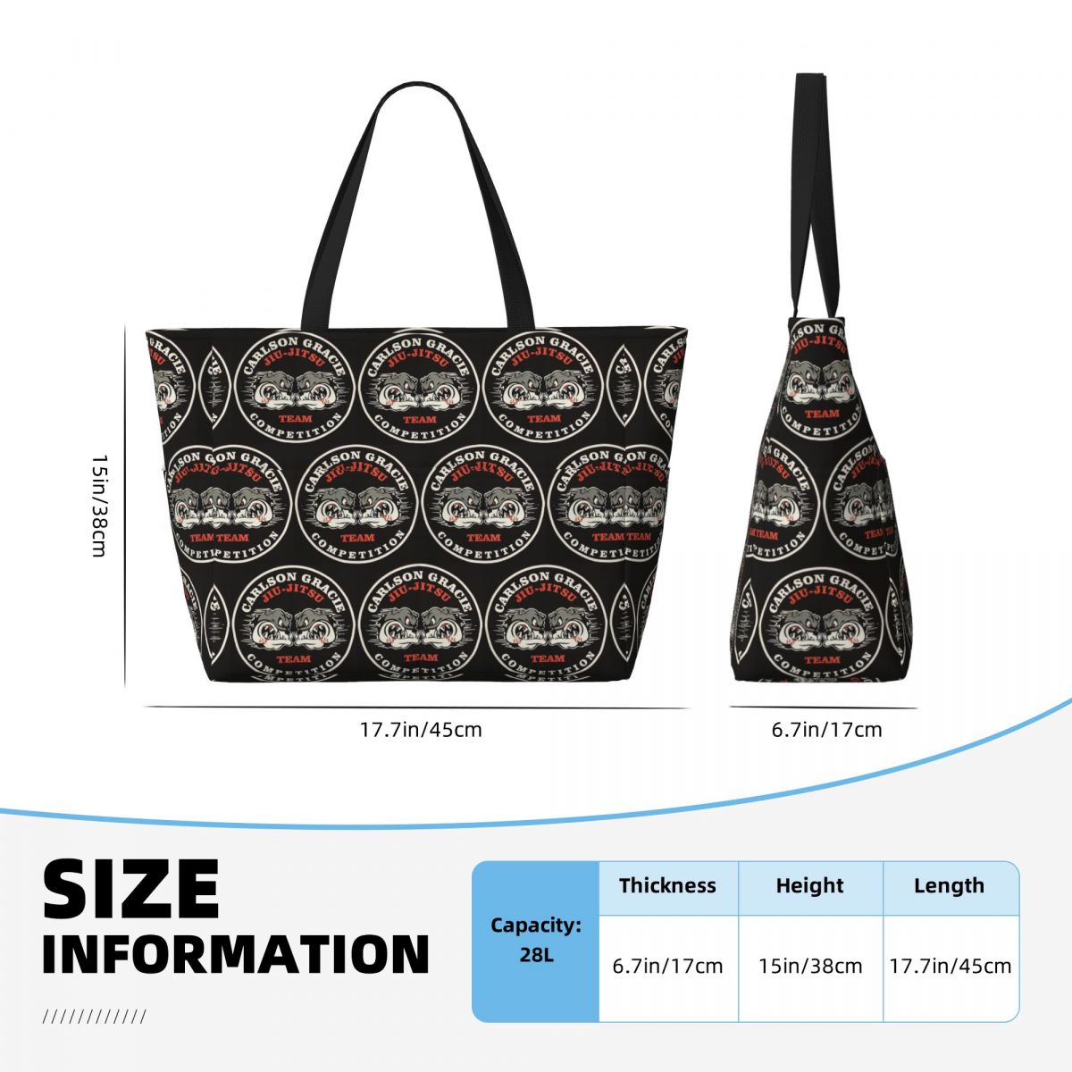 Tas Tote Pantai Tim Carlson Gr - Yoga Fitness Jiu Jitsu ulasan dan harga